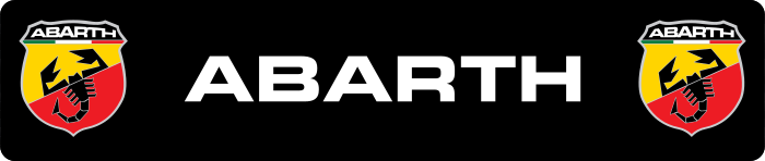 Cache plaque Abarth