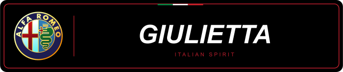 Cache plaque Alfa Romeo Giulietta