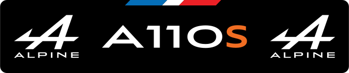Cache plaque Alpine A110 S