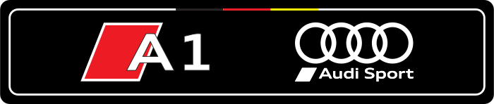 Cache plaque Audi A1 Sport