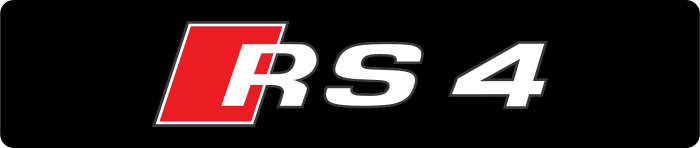 Cache plaque Audi RS4