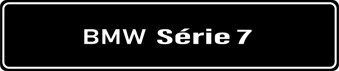 Cache plaque BMW Serie 7