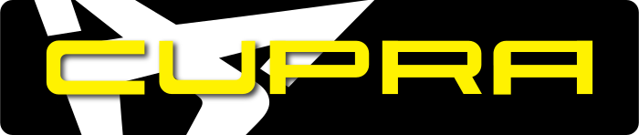 Cache plaque Cupra Jaune Graphique