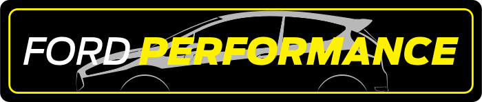 Cache plaque Ford Performance MK7 Jaune
