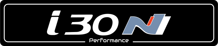 Cache plaque Hyundai i30n x2 Bleu Perf