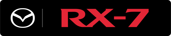 Cache plaque Mazda RX-7