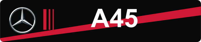 Cache plaque Mercedes-Benz A45