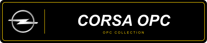 Cache plaque Opel Corsa OPC