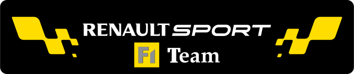 Cache plaque Renault Sport Jaune F1 Team