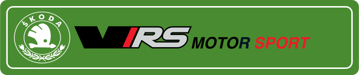 Cache plaque Skoda vRS Motorsport Vert