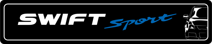 Cache plaque Suzuki Swift Sport Silhouette